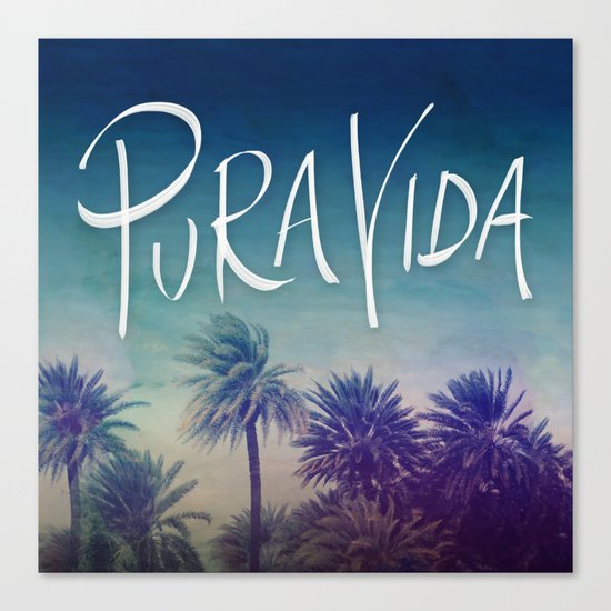 Pura Vida Canvas Print