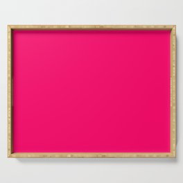 Hot Pink Color Serving Tray