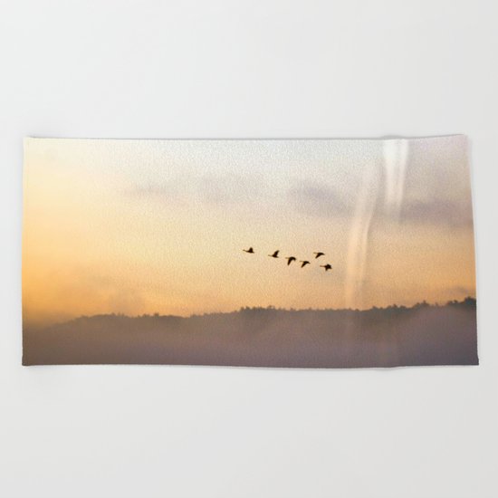 Summer's End in the Adirondacks Beach Towel