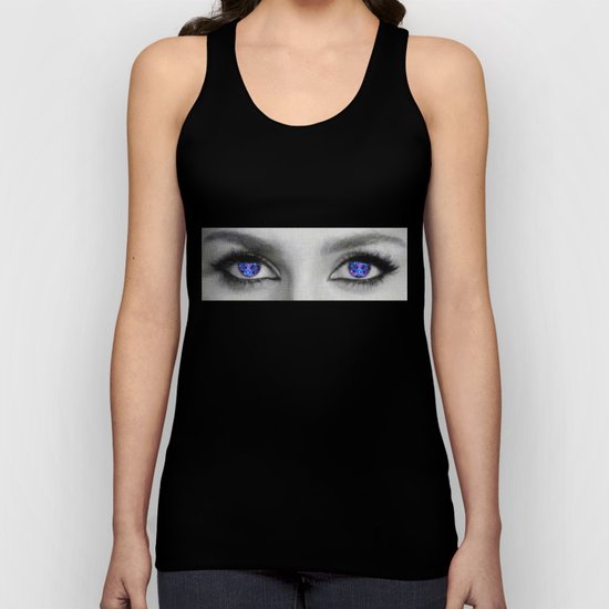 her eyes kaleidoscope Unisex Tank Top