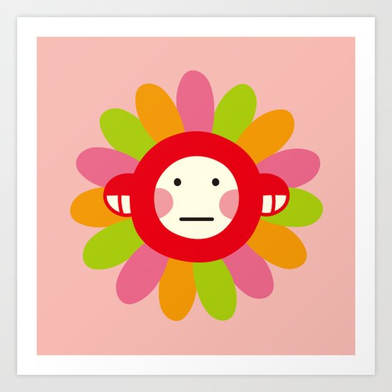 Redmon Flower Art Print