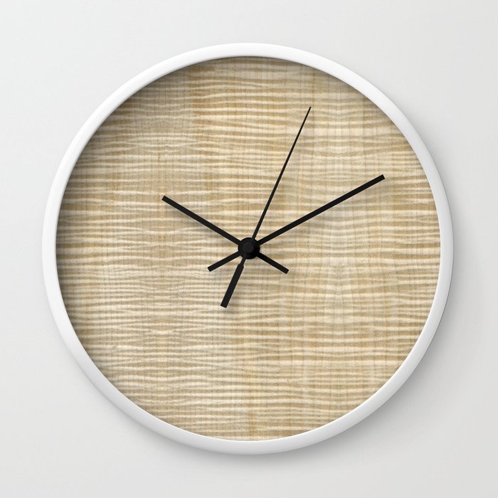 Spalted Maple Wood Wall Clock By Mattborchert Society6