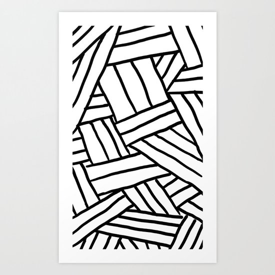 Raw Pattern Series: n.1 Art Print