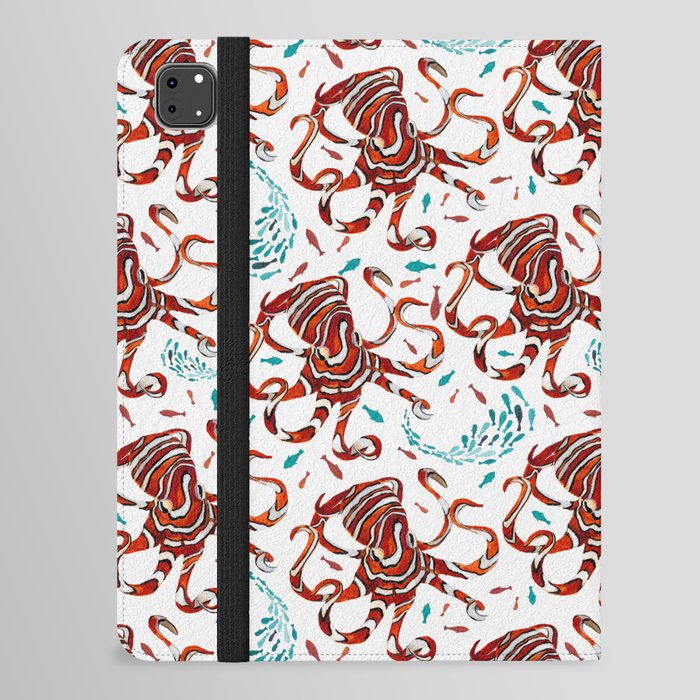 Orange Octopus iPad Folio Case