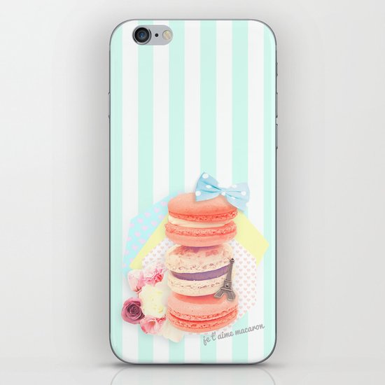 Je t'aime Macaron iPhone & iPod Skin
