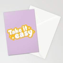 Take it Easy Stationery Card