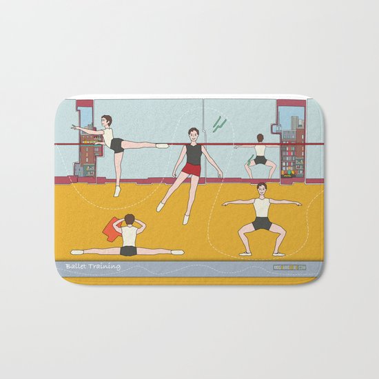 Ballet Training Bath Mat