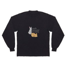 Easily Distracted By Rabbits Long Sleeve T-shirt