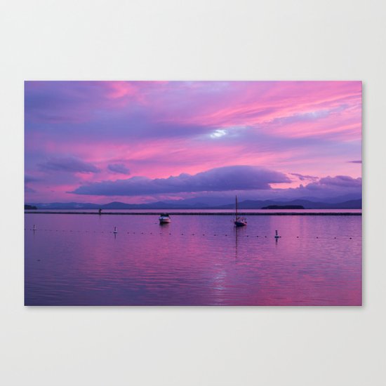 evening pastels Canvas Print
