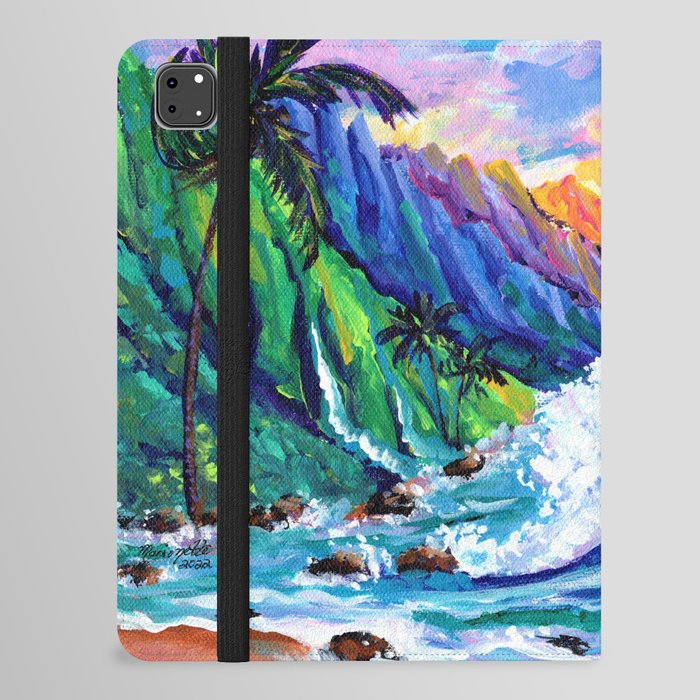 Tropical Na Pali Coast 2 iPad Folio Case