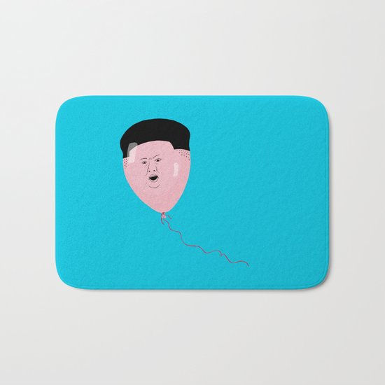 Kim Jong-Ball-Un Bath Mat