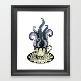Kraken tea Framed Art Print