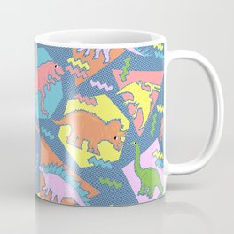Nineties Dinosaur Pattern Coffee Mug
