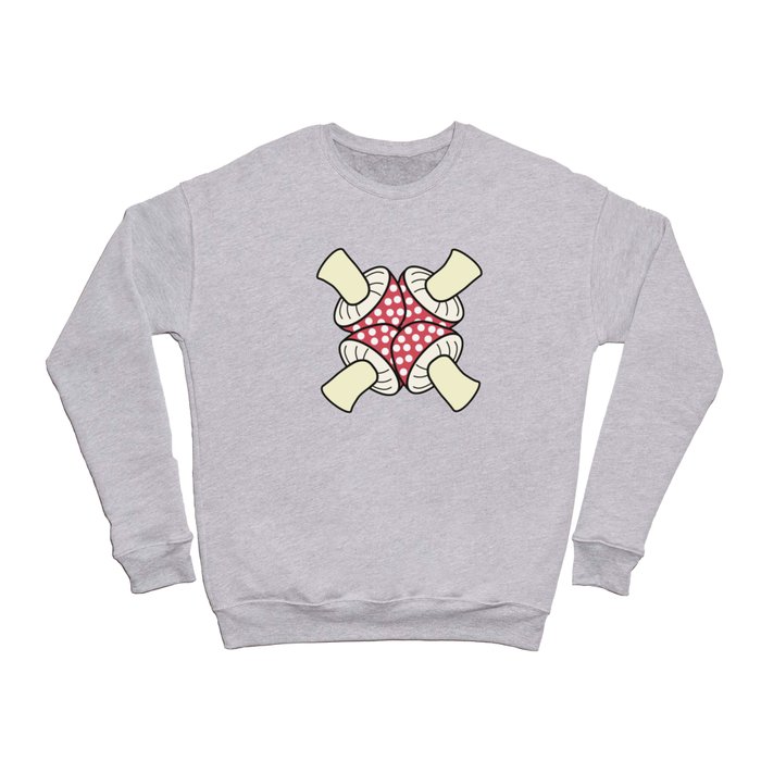 mashroom cross Crewneck Sweatshirt
