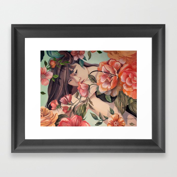 Steal Blossom Framed Art Print