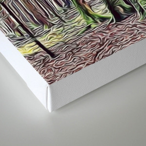 Autumn Forest Airbrush Artwork Canvas Print By Russcarts Society6