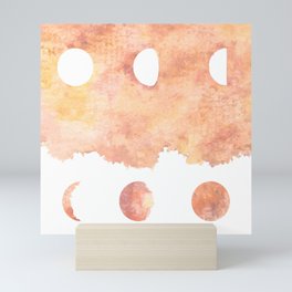Orange Moon Mini Art Print
