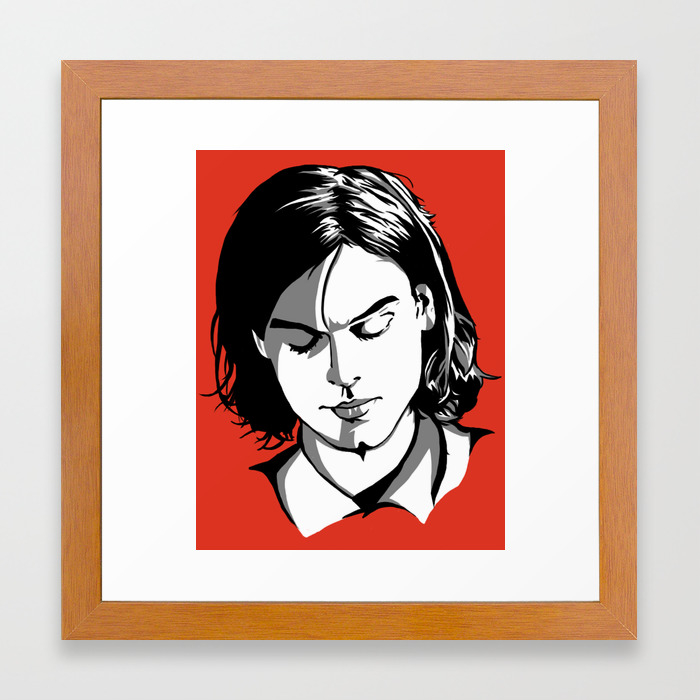 Matthew Gray Gubler Framed Art Print By Laurameg Society6