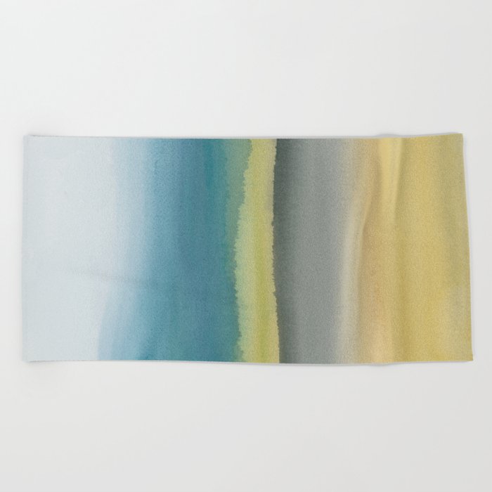 Color Field: Hawai'i Lava Rock Field Beach Towel