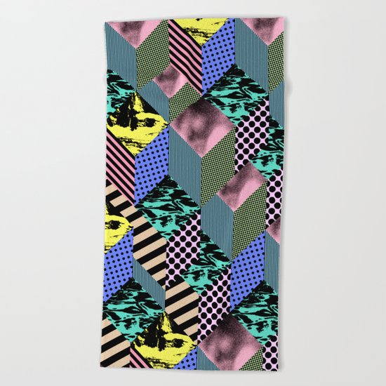 Told you to look away Beach Towel