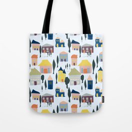 Happy Houses By SalsySafrano. Tote Bag