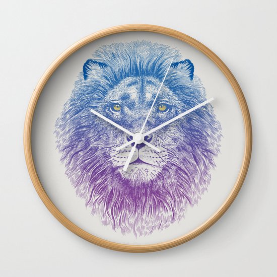 Face of a Lion Wall Clock