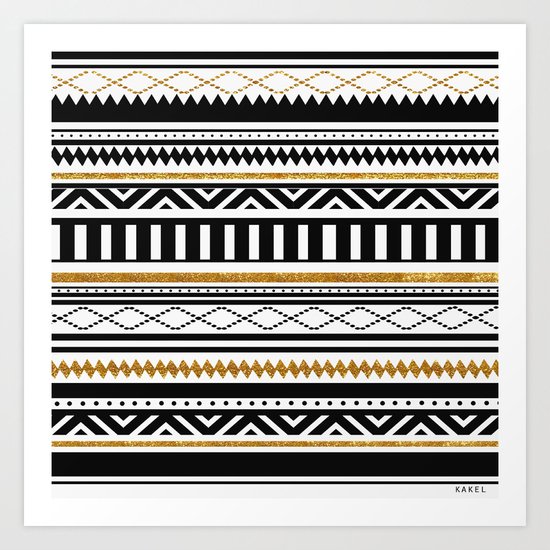 Aztec Art Print