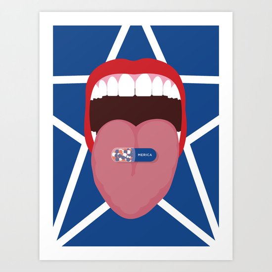 Merica Art Print
