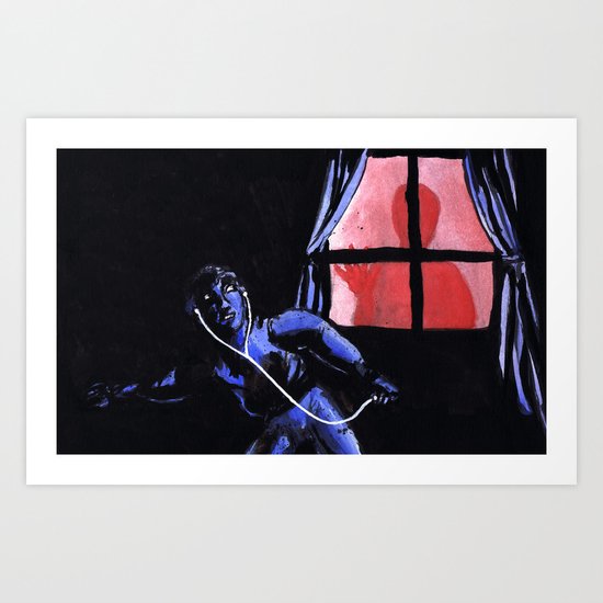 "Scariest Listening Experiences" by Cap Blackard Art Print