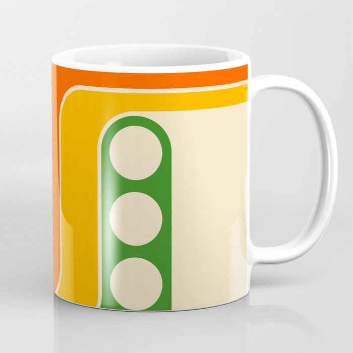 Mid Century Modern Scandinavian Abstract 521 Coffee Mug