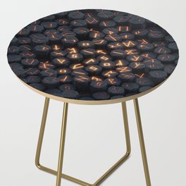 runes pattern Side Table