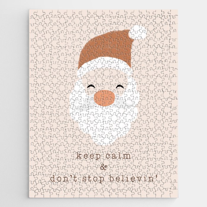 Keep Calm & Don't Stop Believing, Santa Claus Jigsaw Puzzle