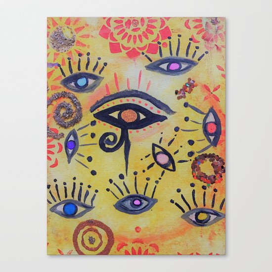 BE VAST BE BRILLIANT Canvas Print