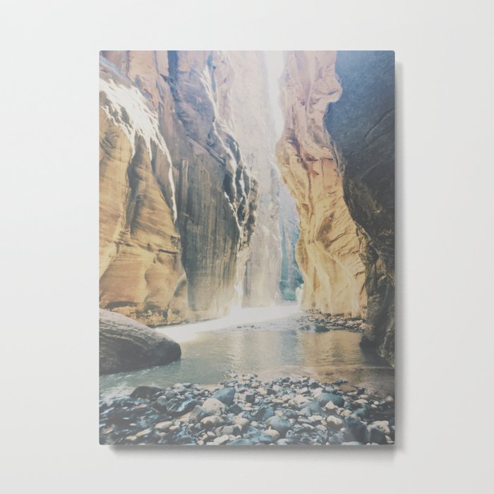 Zion National Park "The Narrows" Metal Print