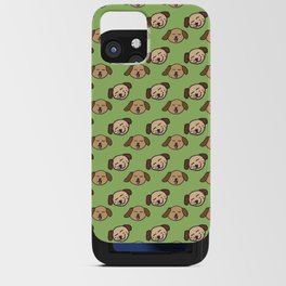 Doggy face 3 iPhone Card Case