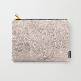 Blush Glitter Dream #4 (Faux Glitter) #shiny #decor #art #society6 Carry-All Pouch