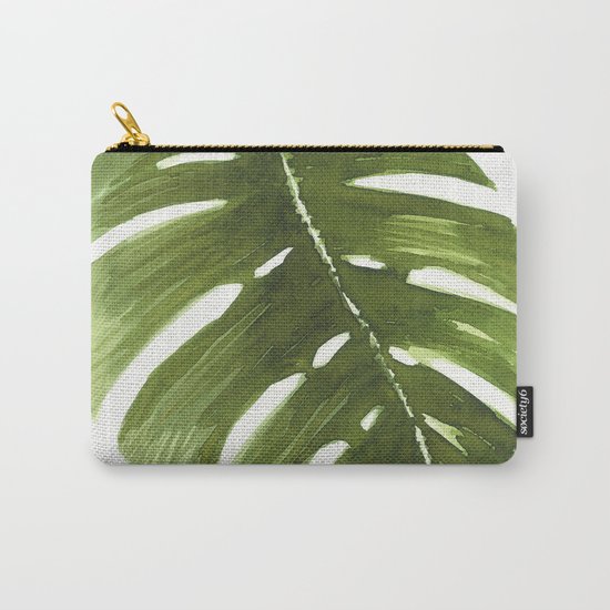Nature leaves I monstera Carry-All Pouch