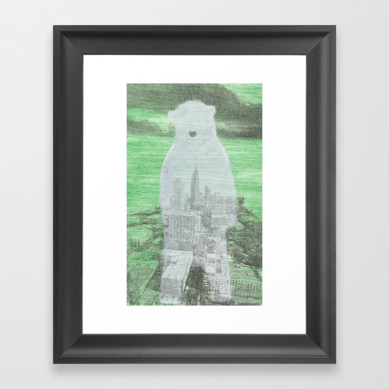 Chilly City Framed Art Print