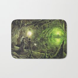 Harry and Dumbledore in the Horcrux Cave Bath Mat | Fandom, Horcruxcave, Magicalworld, Hpbooks, Jkrowling, Magic, Wizard, Fantasy, Painting, Watercolor 