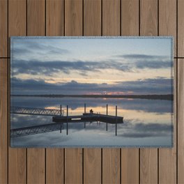 Fishing Refection Outdoor Rug