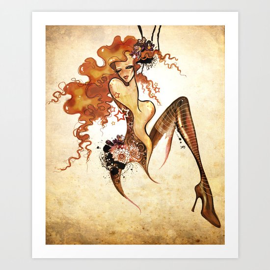 Curl Art Print