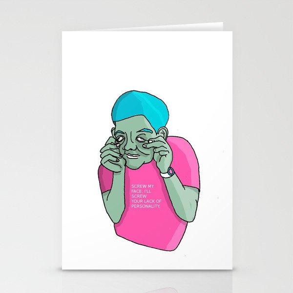 Your lack of personality Stationery Cards