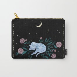 Cat Dreaming of the Moon Carry-All Pouch