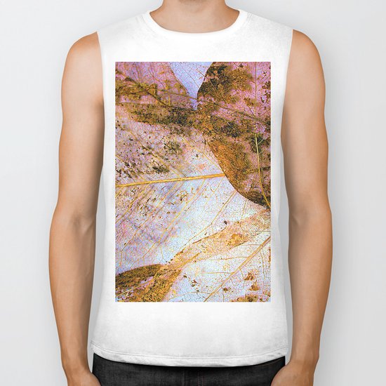 Leaf Skeletons Biker Tank
