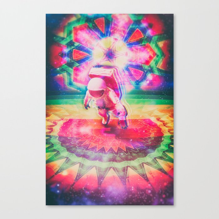 Psychedelic Astronaut Canvas Print