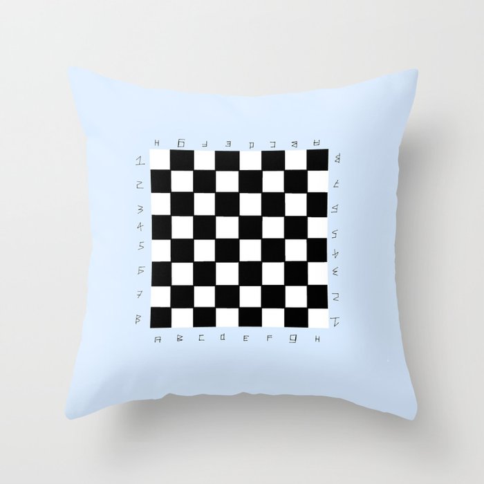 chessboard 3 Throw Pillow