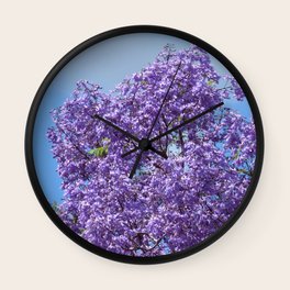 Jacaranda Wall Clock
