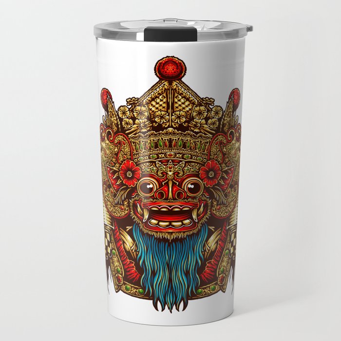 Barong Mask Travel Mug