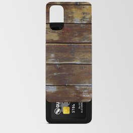 Weathered Western Wyoming Wood Android Card Case