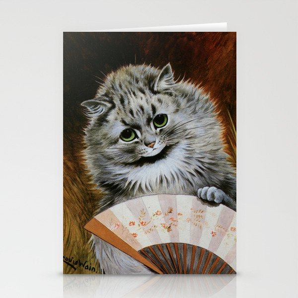 Louis Wain, Persian Cat Stationery Cards